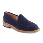 Issac Suede Penny Loafer // Navy (US: 8)