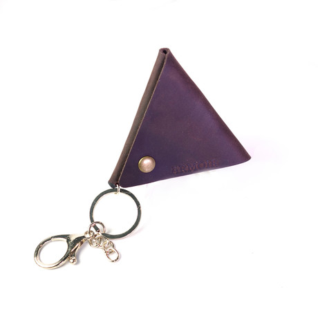 Coin Pouch + Key Fob // Brown