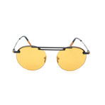 Men's EZ0116 Sunglasses // Matte Black + Brown
