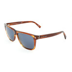 Men's EZ0074 Sunglasses // Colored Havana + Blue
