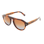 Men's EZ0099 Sunglasses // Dark Havana + Gradient Brown