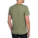 Printed Pocket T-Shirt // Green (S)