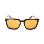Men's EZ0119 Sunglasses // Shiny Black + Brown