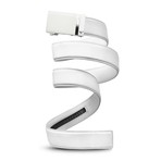 Alpine Leather Belt // White (X-Large // 39"-42" Waist)