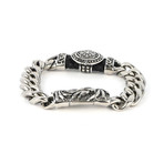 Dell Arte // Stainless Steel Bracelet + // Silver