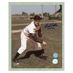 Bob Feller // Cleveland Indians // Autographed Color Photo