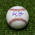 Bob Feller // Cleveland Indians // Autographed MLB Official Major League Baseball