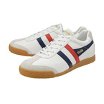 Harrier Leather // White + Navy + Red (US: 10)