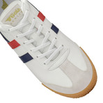 Harrier Leather // White + Navy + Red (US: 6)
