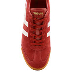Harrier Suede // Deep Red + White (US: 13)