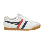 Harrier Leather // White + Navy + Red (US: 8)