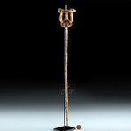 19th C. African Yoruba Iron Staff - Opa Osanyin