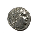 Greek Syrian Kings Antiochus VI Silver Drachm