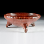 Chupicuaro Redware Tripod Rattle Dish