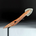 Ancient Arctic Thule Bone Harpoon Foreshaft Slate Blade