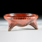 Chupicuaro Redware Tripod Rattle Dish