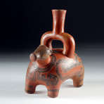 Chavin Santana-Santa Llama Spouted Vessel - Llama