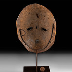 20th C. African Pende Painted Wood Mbuya Mask