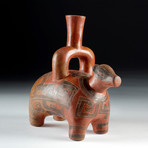 Chavin Santana-Santa Llama Spouted Vessel - Llama