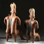 Matched Nayarit San Sebastian Pottery Couple w/ TL