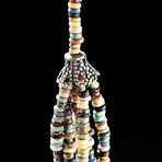 Egyptian Faience Bead Necklace w/ Six Strands