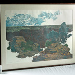 Signed John Solem Viscosity Etching - Grand Canyon