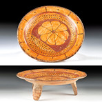 Well Preserved Mixtec Pottery Tripod Bowl w/ TL