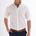 Ric Linen Button-Up Shirt // White (L)