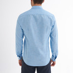 Ric Linen Button-Up Shirt // Light Blue (M)