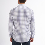 Maximo Button-Up Shirt // White + Navy (L)