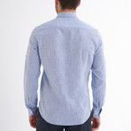 Ric Linen Button-Up Shirt // Baby Blue (M)