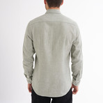 Paulo Linen Button-Up Shirt // Green (S)