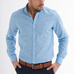 Ric Linen Button-Up Shirt // Light Blue (2XL)