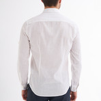 Ric Linen Button-Up Shirt // White (S)