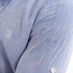 Ric Linen Button-Up Shirt // Baby Blue (2XL)