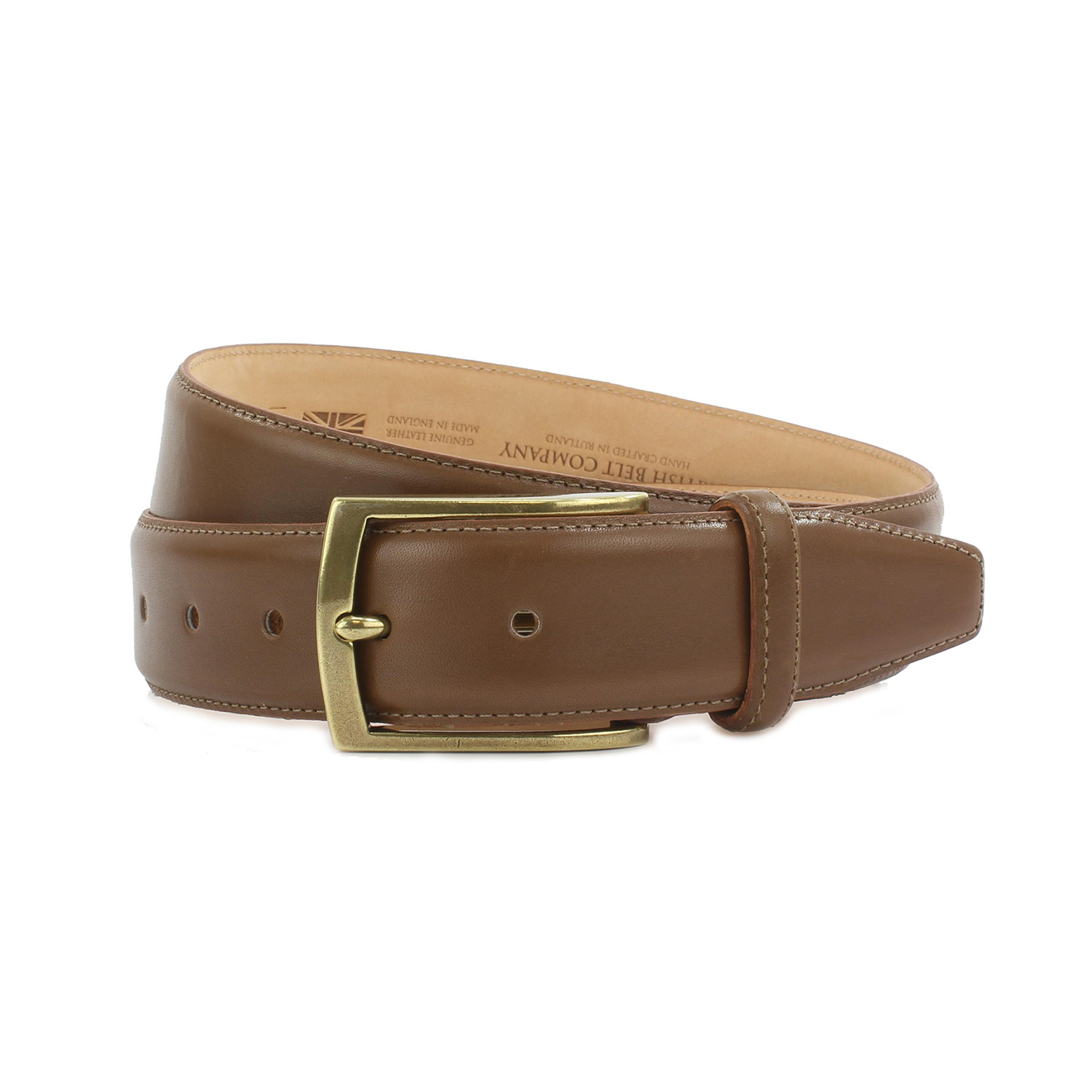 Carter Formal Calf Leather Belt // Oak (32