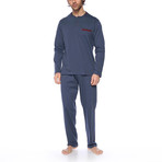 Long Sleeve Pajama Set // Anthracite (L)