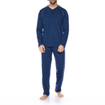 Shasta Pajama Set // Navy Blue (2XL)