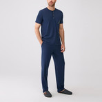 Pajamas // Set of 3 // Solid Navy (XS)