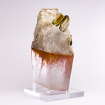 Rosé // Brazilian Quartz and Watermelon Tourmaline + Boiled Glass Fusion Sculpture