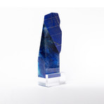 Lawyr // Lapis Lazuli + Boiled Glass Fusion Sculpture