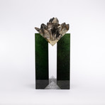 Totem // Moroccan Barite Crystals + Boiled Glass Fusion Sculpture