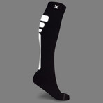 Reflective Elite Knee-High Compression Socks // 1-Pair (Small / Medium)