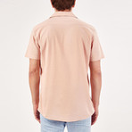 Collar Shortcut Shirt // Powder (XL)