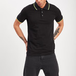 Polo Collar T-Shirt // Black (M)