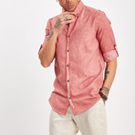 Oil Wash Shirt // Red (S)