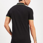 Polo Collar T-Shirt // Black (M)