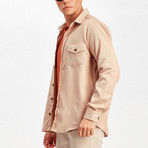 Pocket Covered Shirt // Beige (L)