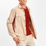 Pocket Covered Shirt // Beige (L)