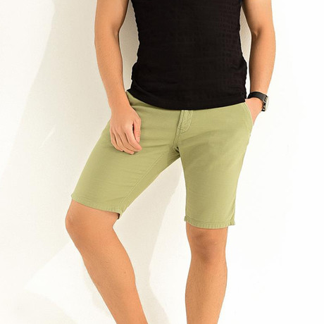 Classic Short Touch of - (36) Olive Manche // - Modern